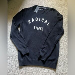 Men/Women’s Quicksilver Sweater- Radical Times- NWT Medium